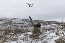 Quadcopter launch